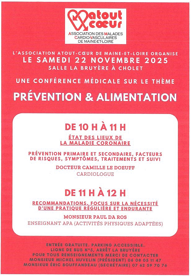 Conférence médicale sur Prévention et Alimentation